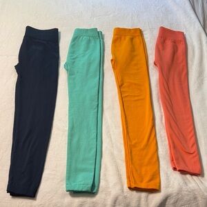 Women’s Colorful Fleece Lined Leggings Set
